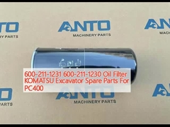 600-211-1231 600-211-1230 Φίλτρο πετρελαίου KOMATSU Ανταλλακτικά εξορυκτικών για PC400