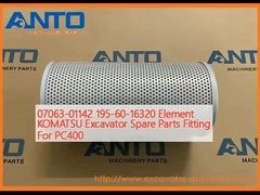 07063-01142 195-60-16320 Στοιχείο KOMATSU Ανταλλακτικά εξορυκτών PC400