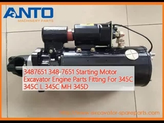 3487651 348-7651 Τμήματα κινητήρα εκσκαφέα κινητήρα εκκίνησης