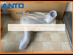 6738-11-5520 6738115520 Muffler KOMATSU Ανταλλακτικά εξορυκτικών για PC220LC-7L PC240LC-7K