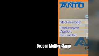 Doosan Muffler Clamp 2124-1592A Εξαρτήματα εκσκαφέα