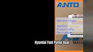 Hyundai Fuel Pump Gear 3955153 Ανταλλακτικά εκσκαφέα