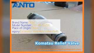 Komatsu PC200-6 Relief Valve 723-40-50200 Νέο ανταλλακτικό εκσκαφέα
