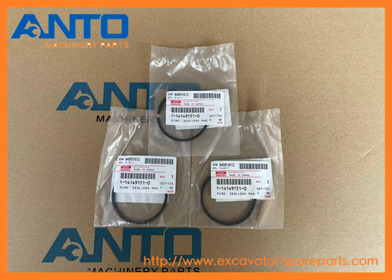 1-14149151-0 1141491510 Σφραγίδα δακτυλίου HITACHI Εξάτμιση εκσκαφικού εξοπλισμού εξαρτήματα για ZX330-3 6HK1