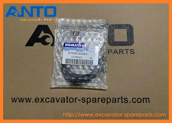 07000-02060 07000-12060 R0700002060 O-ring KOMATSU Ανταλλακτικά εξορυκτών για PC160LC-8
