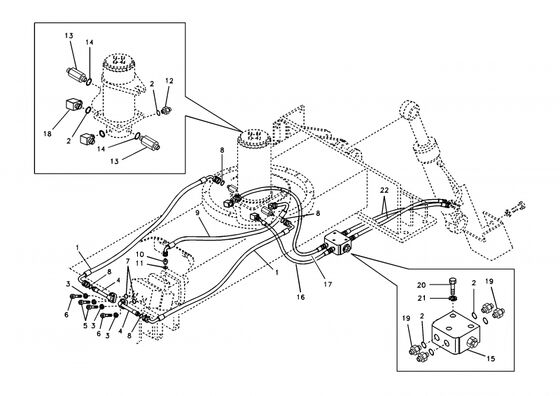 VOE948700 Ανταλλακτικά O-Ring για Εκσκαφέα για VOE EC140B EC160B EC160C EC160D EC180B